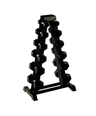 York A Frame Dumbbell Rack and Weights